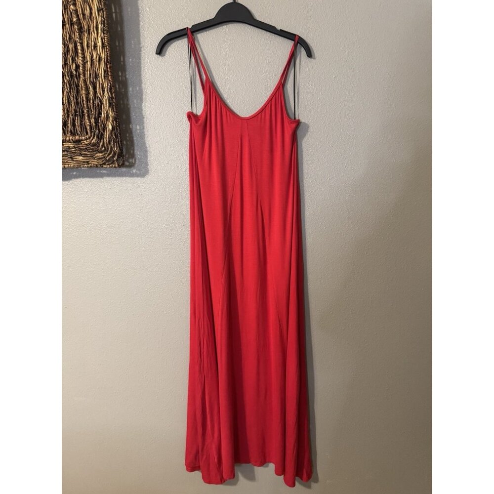 Bardot XS Veinna Dress US 2 Flame Orange Corset Midi Pencil Cut Out NEW - Picture 15 of 15